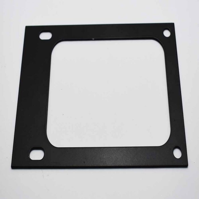 Gearlever gaiter clamp plate
