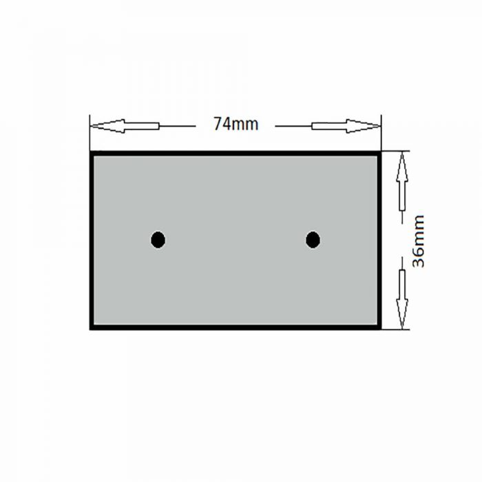 Handbrake pads (rectangle) - Image 2