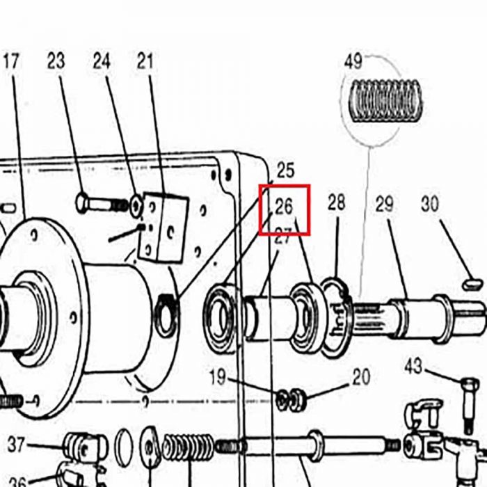 1702-302 Clutch shaft bearing
