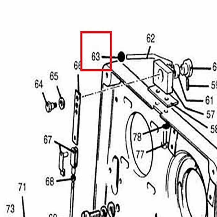 1714-127 Plastic knob