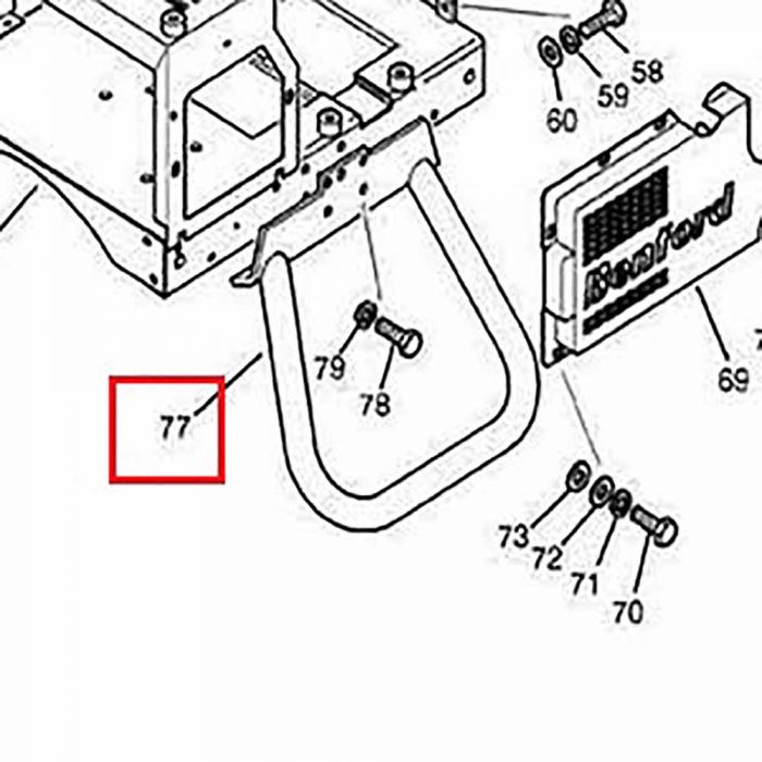 1714-1418 Front bull bar