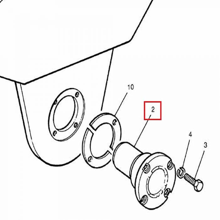 1714-155 Support shaft