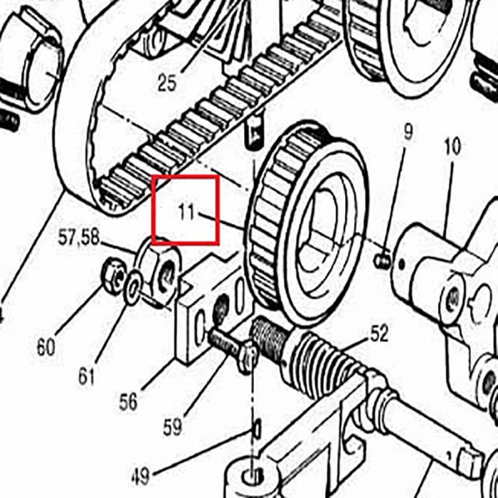 1714-320 Pulley & bush assembly
