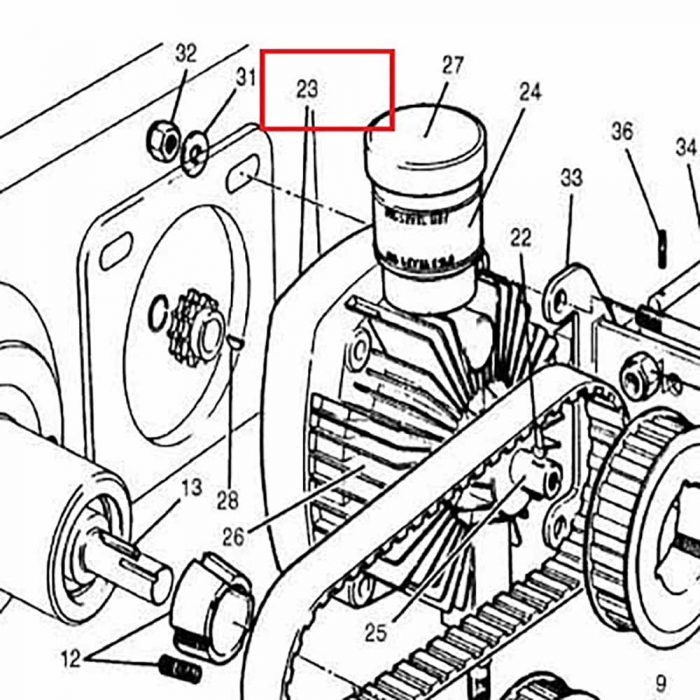 1714-50 Hydraulic transmission unit (Clockwise)