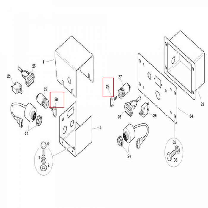 50404900 Ignition key