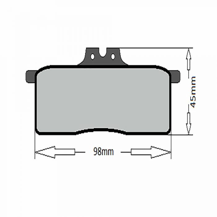 Genuine Thwaites handbrake pads 5-10 ton 2006 onwards - Image 2