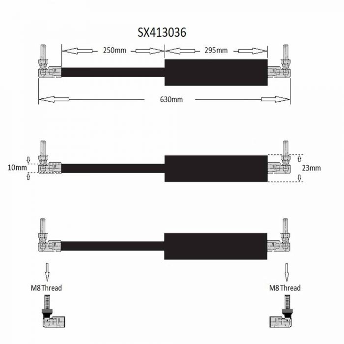 Rops gas strut