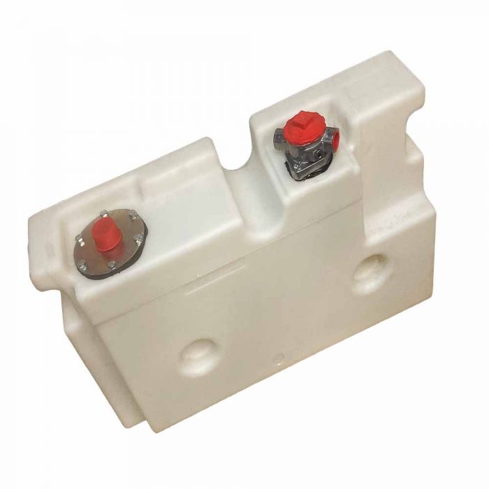 Plastic hydraulic tank