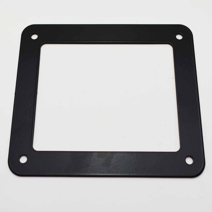 Retaining plate for gear lever gaiter (Thwaites)