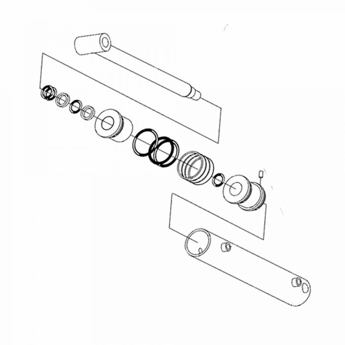 Tipping ram 9ton forward tipping 8 studded axles