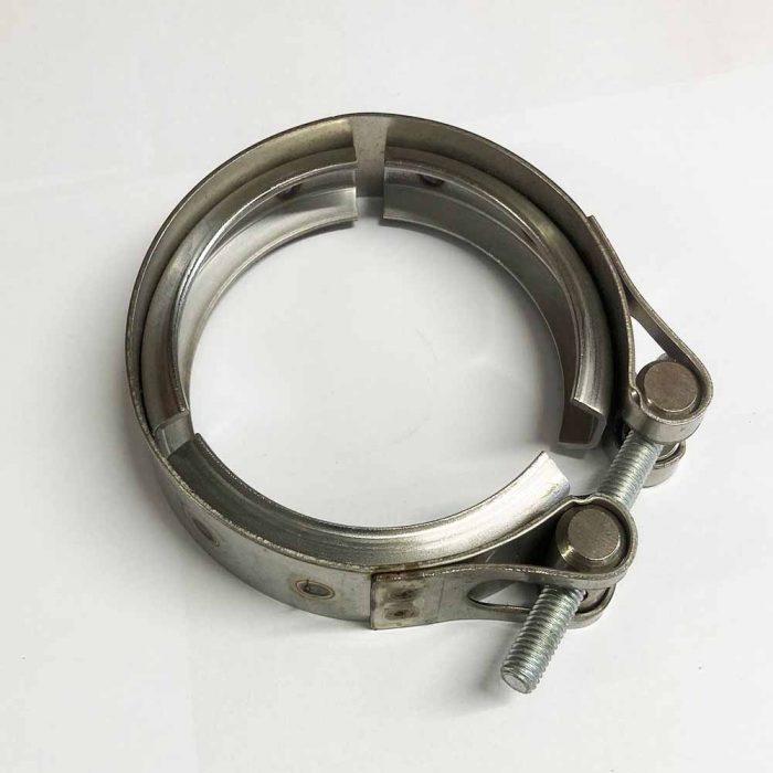 Exhaust clamp v-band