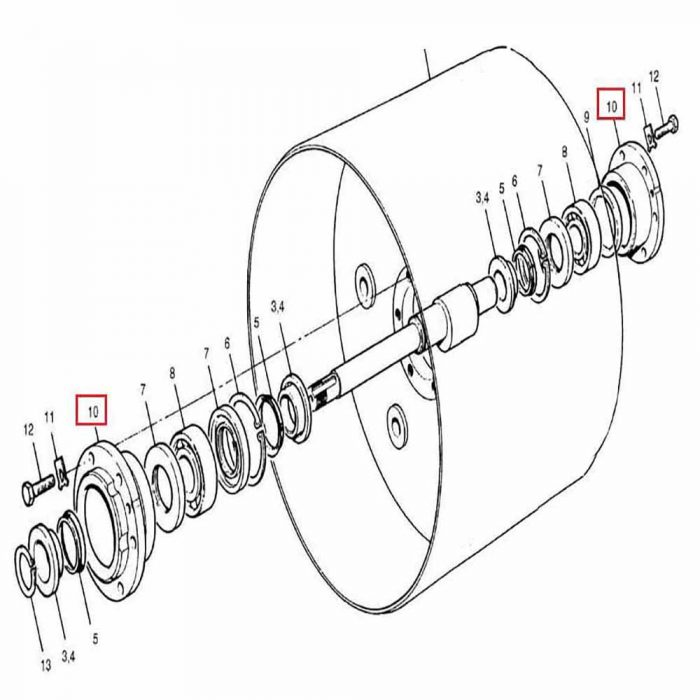 1701-325 Bearing housing