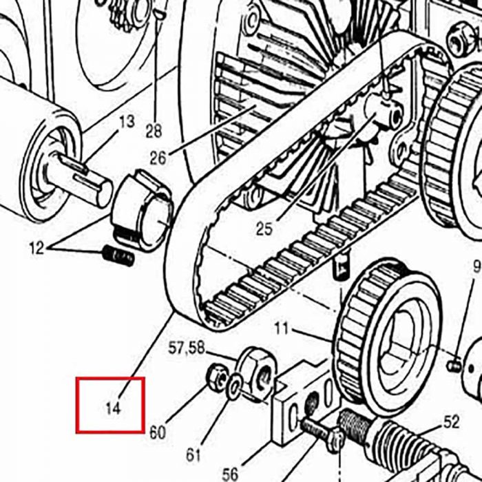 1714-53 Timing belt