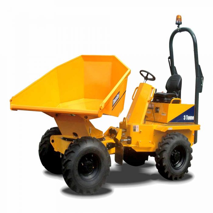 Thwaites 3 Tonne Power Swivel (Manual Gearbox) Dumper