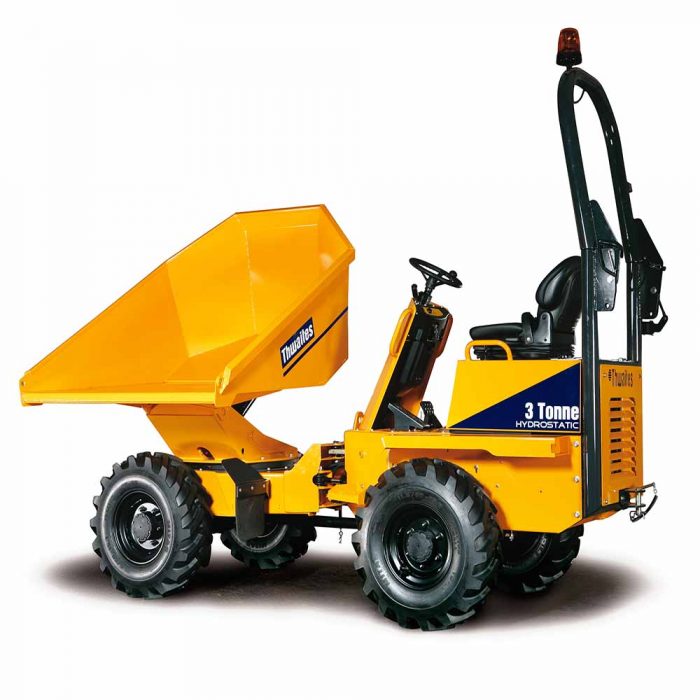 Thwaites 3 Tonne Power Swivel (Hydrostatic Drive) Dumper