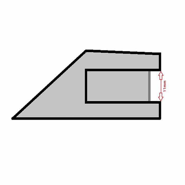 Earth & Tungsten tooth holder for 10mm thick tooth - Image 2