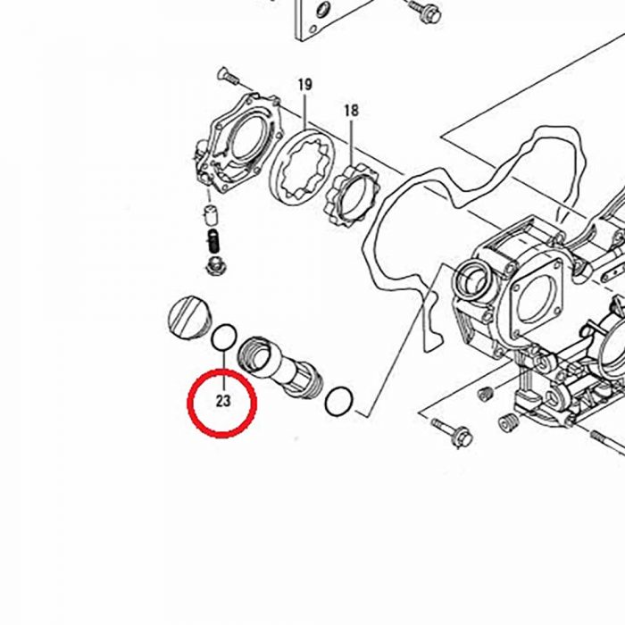 56 - Oil filler cap o'ring