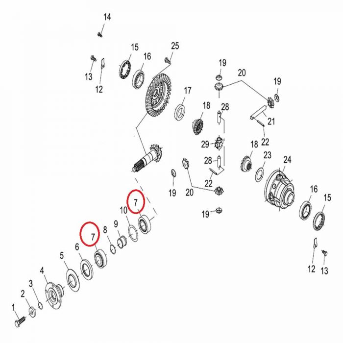 Pinion Bearing (EACH)