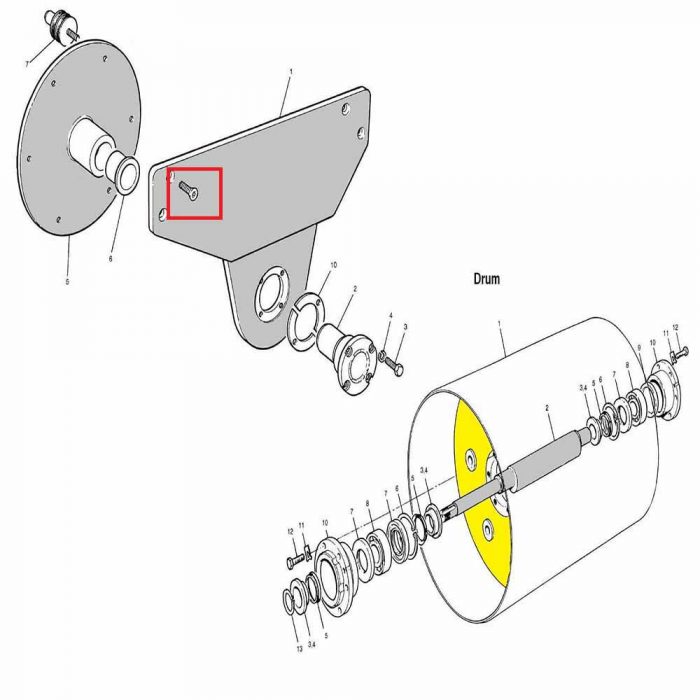 Countersunk bolt