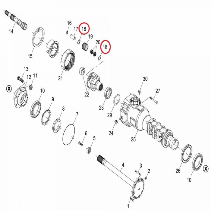 Planetary gear friction washer (EACH)