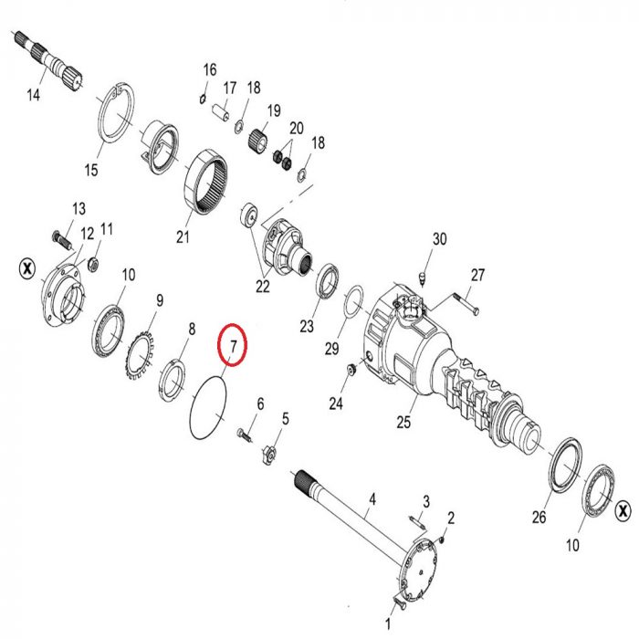 Hub O'ring