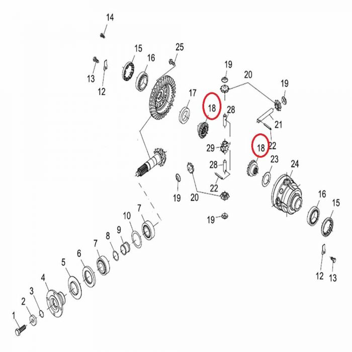 Large diff gear (EACH)