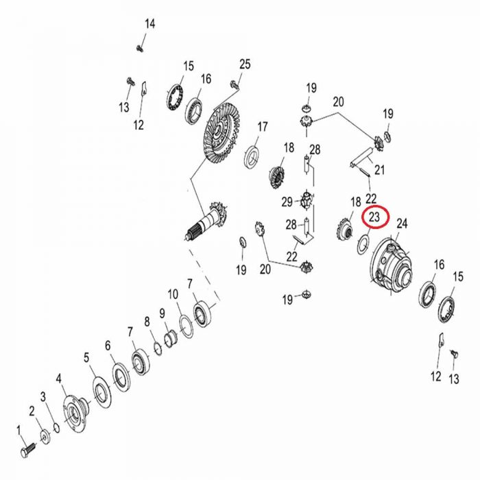 Diff washer (large)