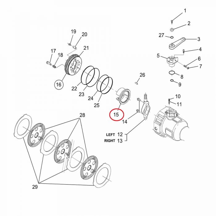 Brake cam selector
