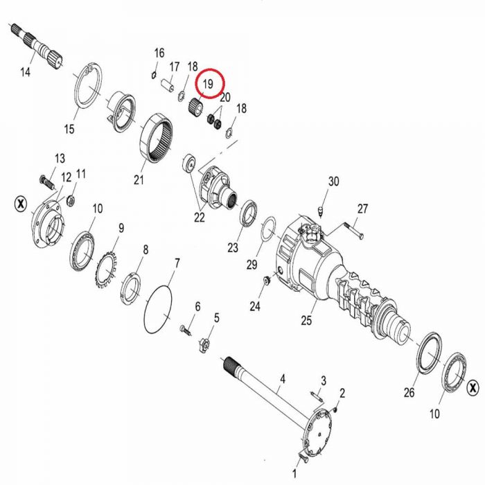 Planetary gear (EACH)