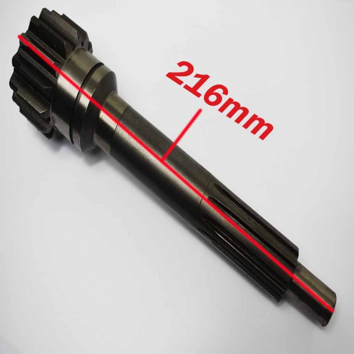 Input shaft 216mm long