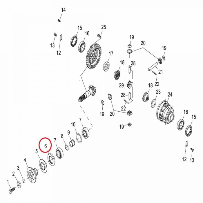 Pinion seal Dana Spicer axle - Image 2