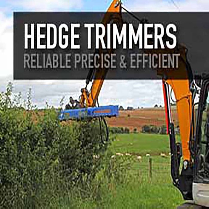 Auger Torque - T150 Excavator and Skidsteer Hedge Trimmer