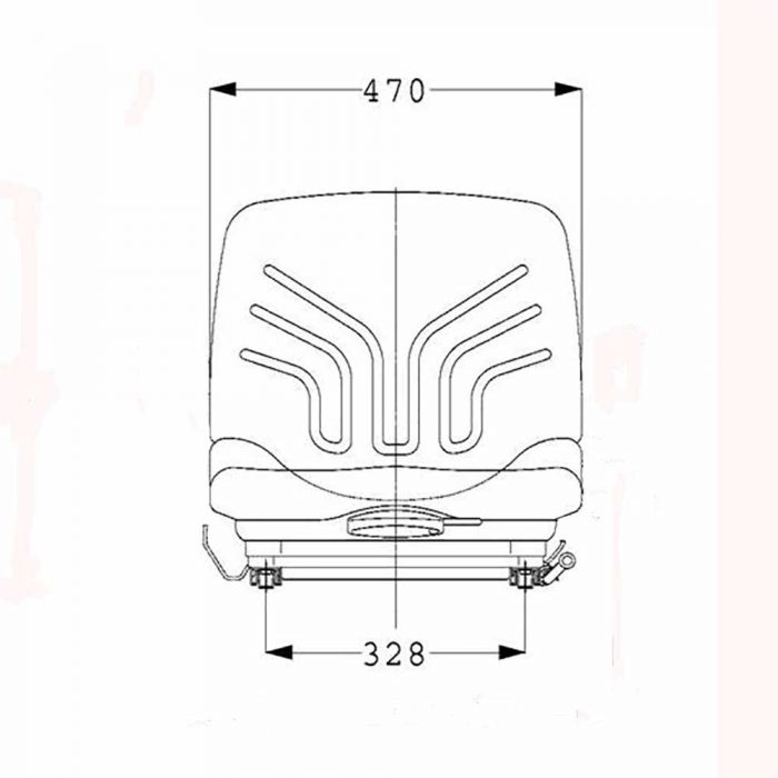 Grammer MSG20 seat PVC covering - Image 4