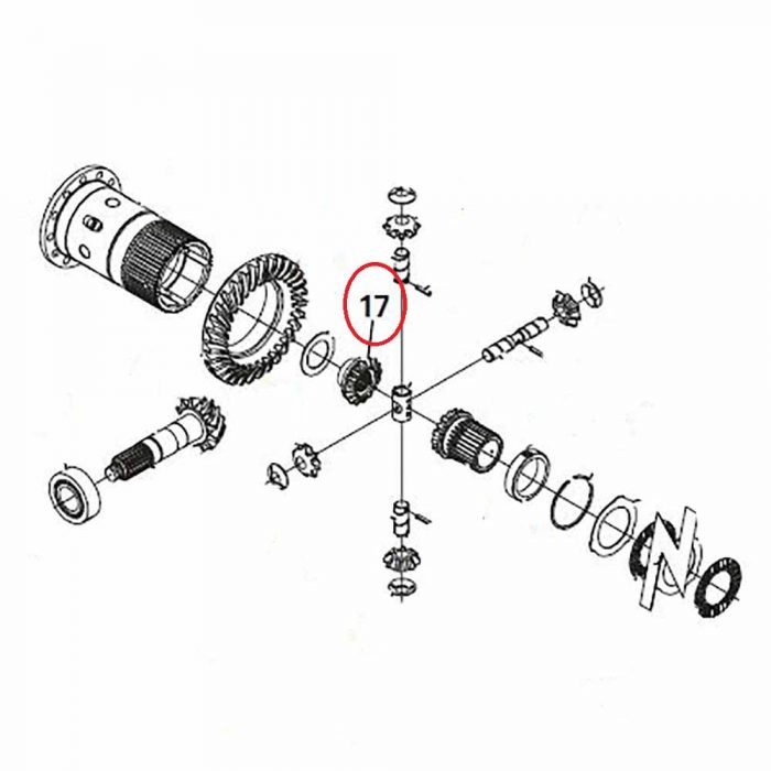 Diff side gear