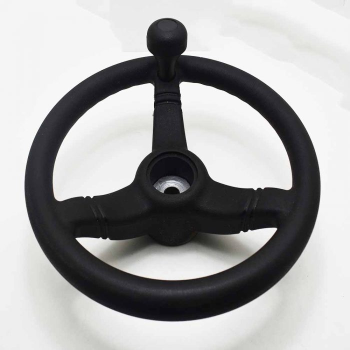 12 1/2" Steering wheel c/w Integrated spinner - 1ton hydrostatic Terex / Mecalac dumper