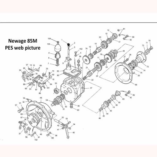 Newage 85M Gearbox Parts