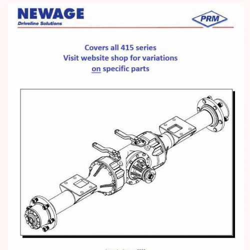 Newage 415 Dumper Axle Parts