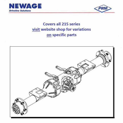 Newage 215 Dumper Axle parts