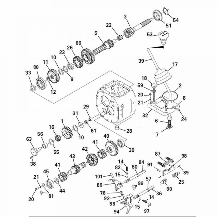 Dana spicer 401 gearbox drawing for download