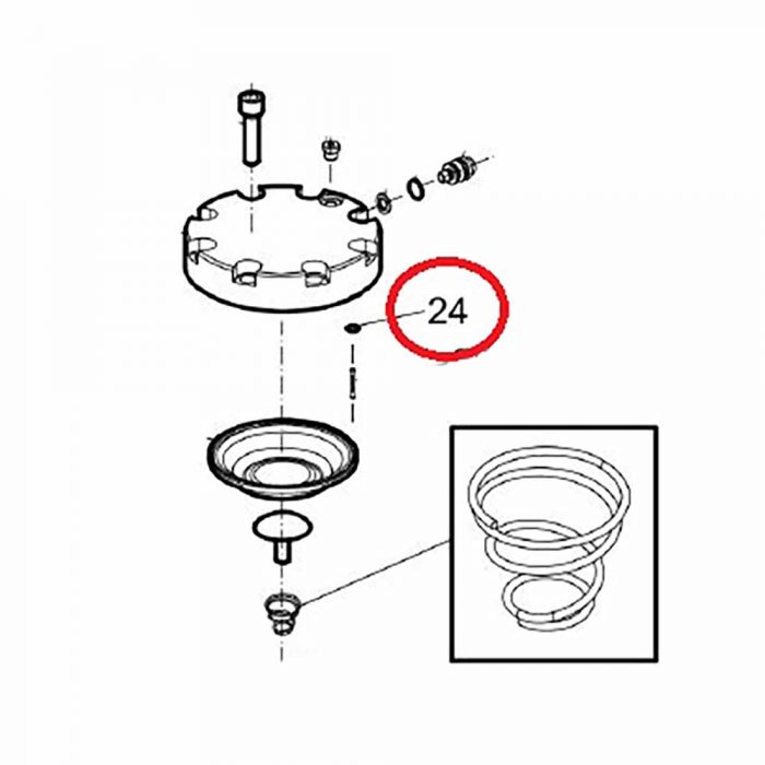 O'Ring - (contained in SB152 seal kit & accumulator kit)