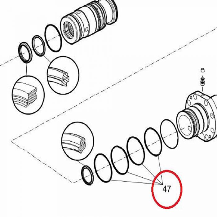 O'Ring - (contained in SB152 seal kit)