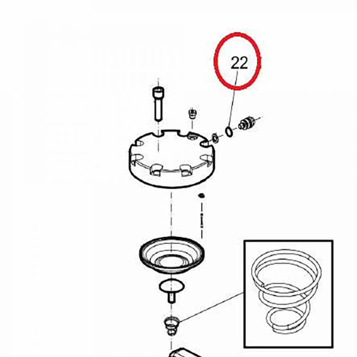 O'Ring - (contained in SB152 seal kit & accumulator kit)