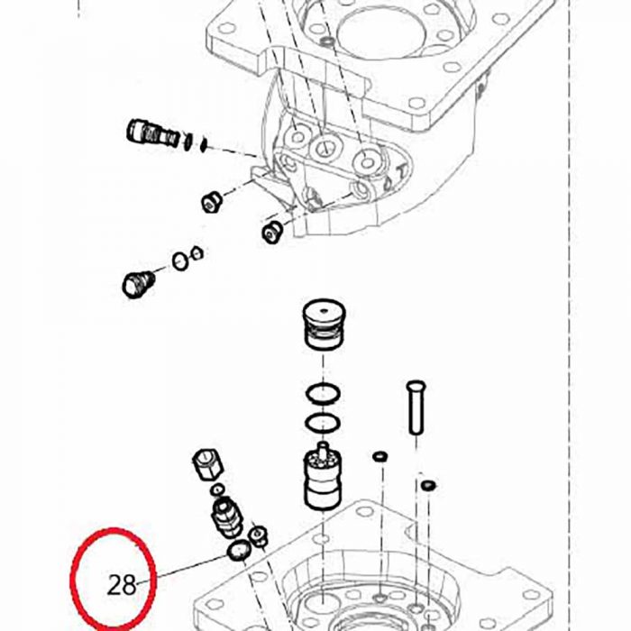 Seal ring - (contained in SB152 seal kit)
