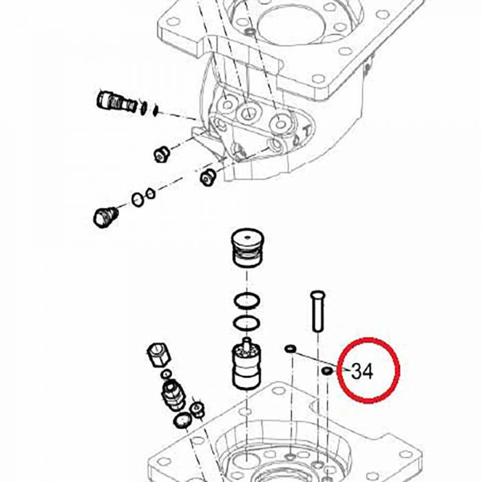 Seal ring - (contained in SB152 seal kit)