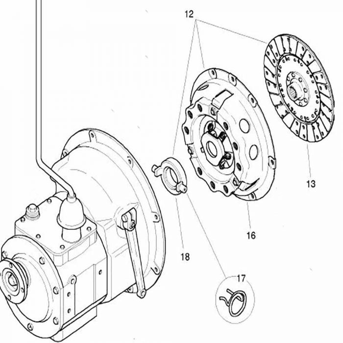 8” Clutch Assembly (clutch plate has 10 splines) - Image 2