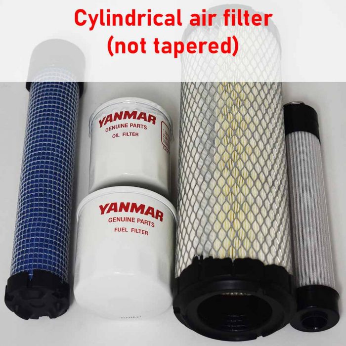 1.5 - 2 ton manual dumper with Yanmar 3TNV82A-KWA cylindrical air filters
