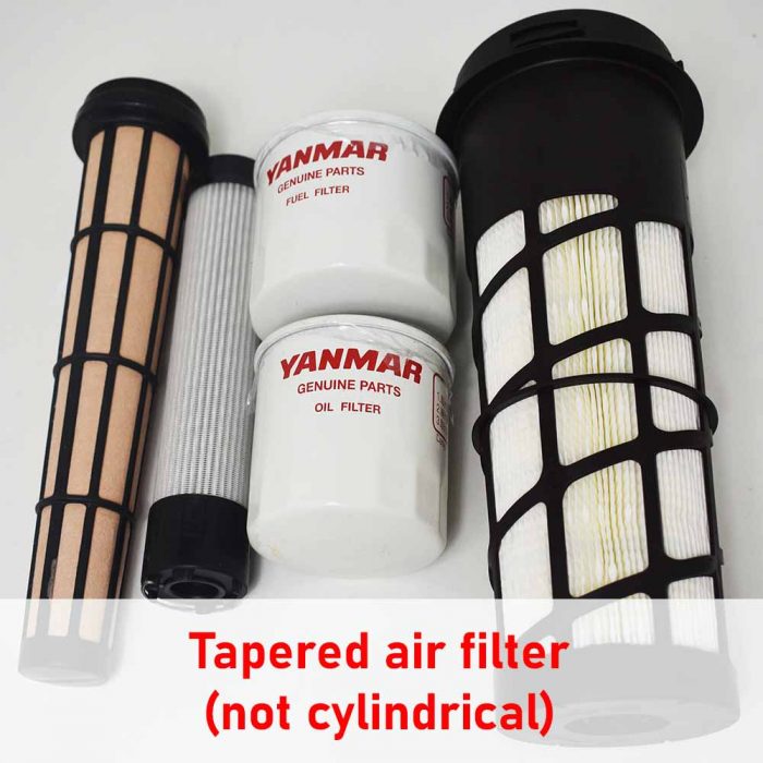 1.5–2 ton manual dumper with Yanmar 3TNV82A-KWA engine & tapered air filters