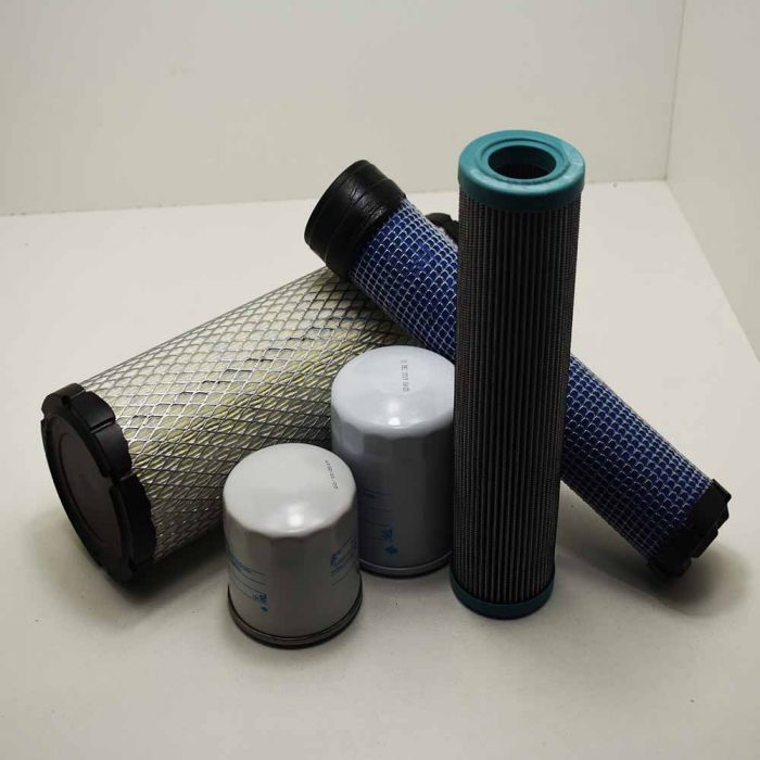 HD850-1000 Kubota engine & rubber ended paper hyd filter 24cm Nov'00-Oct'01