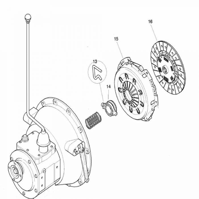 9.5” Clutch Assembly (clutch plate has 10 splines) - Image 2