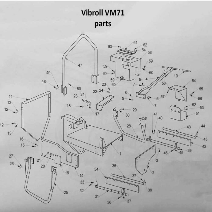 Vibroll 71 parts book for download